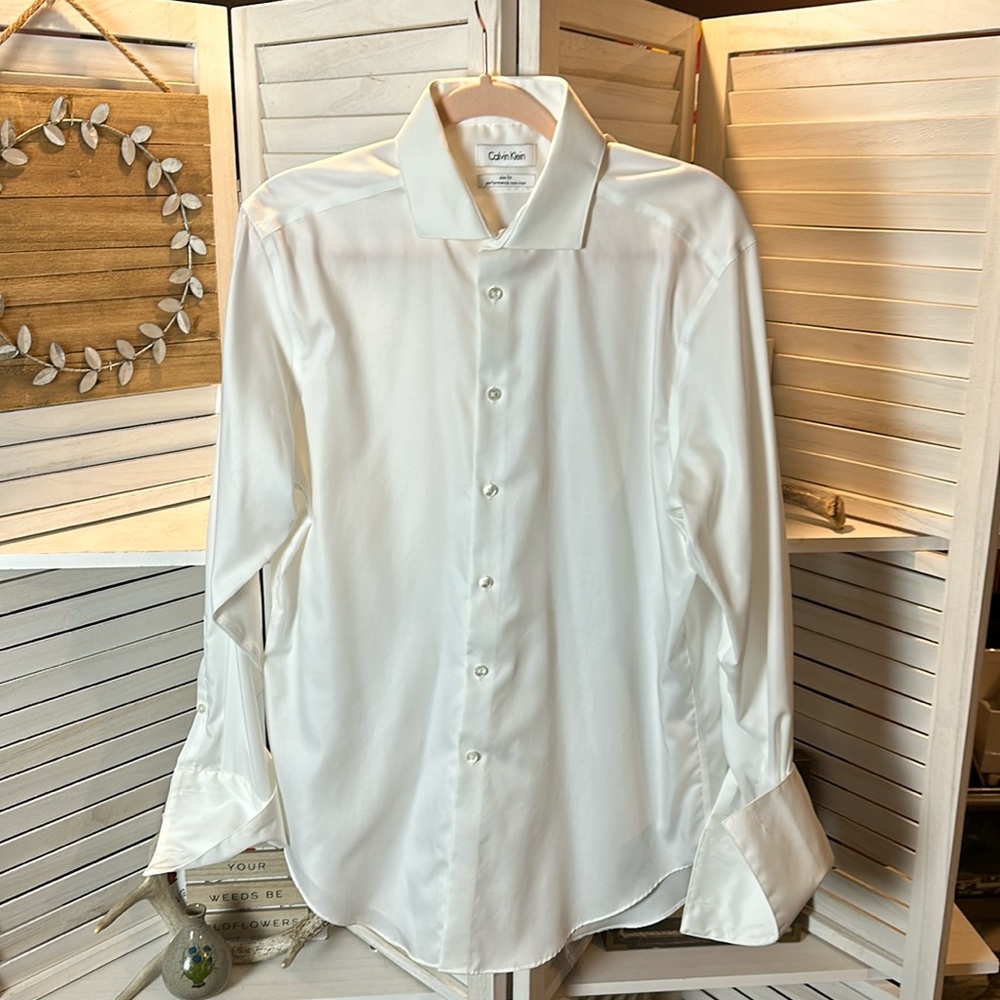 Calvin Klein White Dress Shirt